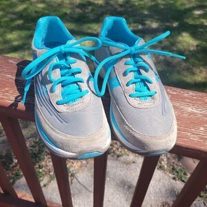 Dansko Women's Blue Mesh Lace Up Slip Resistant Running Sneakers Shoes Size 38